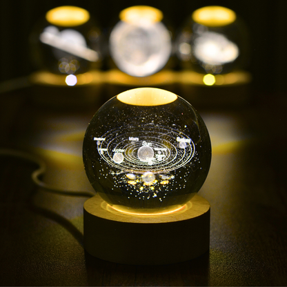 LumaSpherez Crystal Space Lamp™