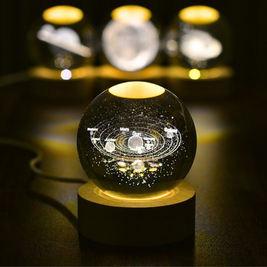 LumaSpherez Crystal Space Lamp™ - Solar System Edition