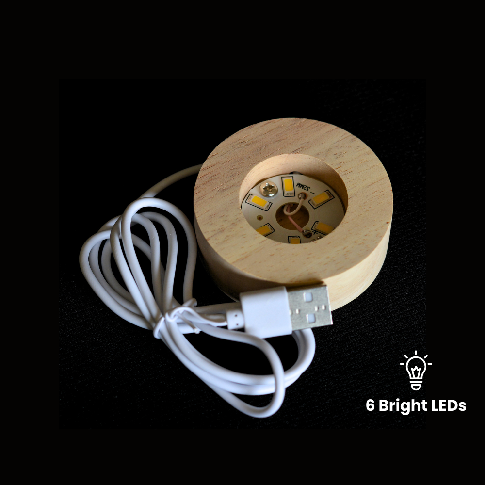 LumaSpherez Crystal Space Lamp™ - Saturn Edition