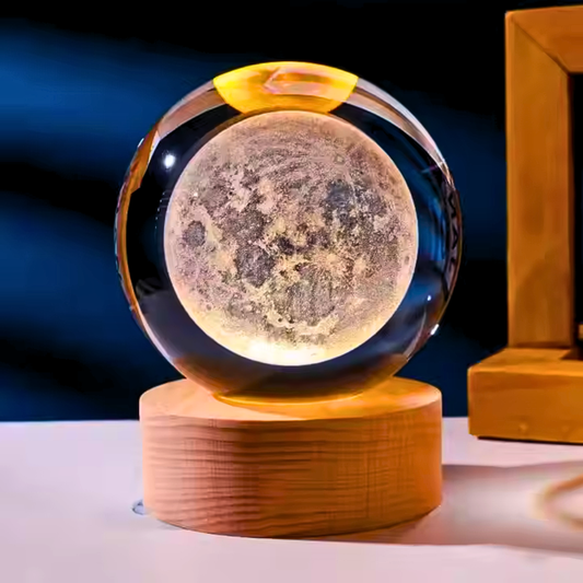 LumaSpherez Crystal Space Lamp™ - Moon Edition